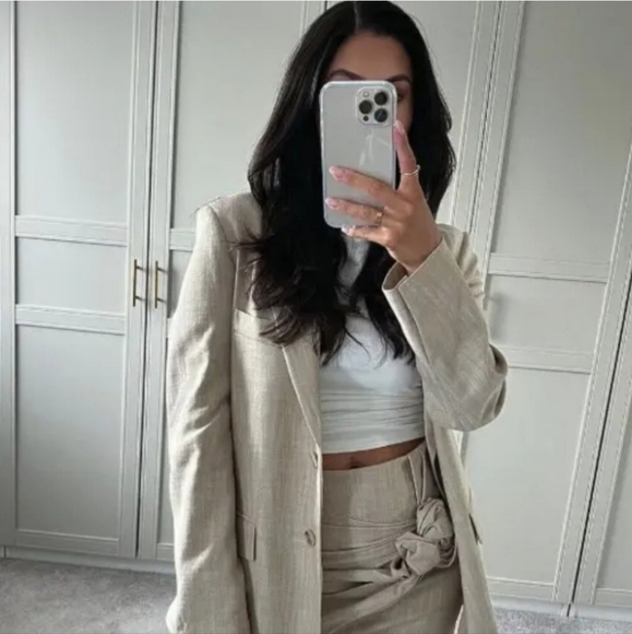 ZARA LIMITED EDITION OVERSIZED BLAZER SIZE M - Picture 5 of 7